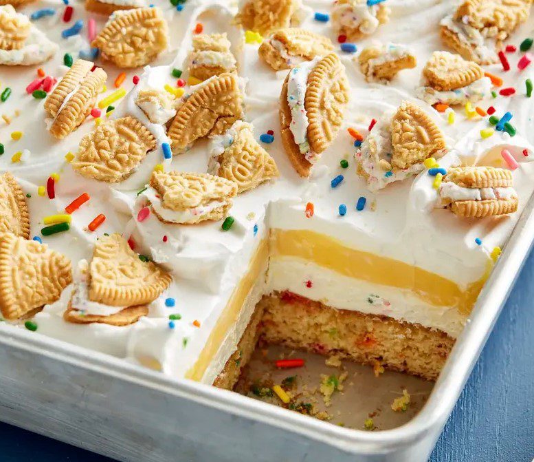 Cake Batter Lush Dessert: A No-Bake Treat That Tastes Like a Birthday Party!