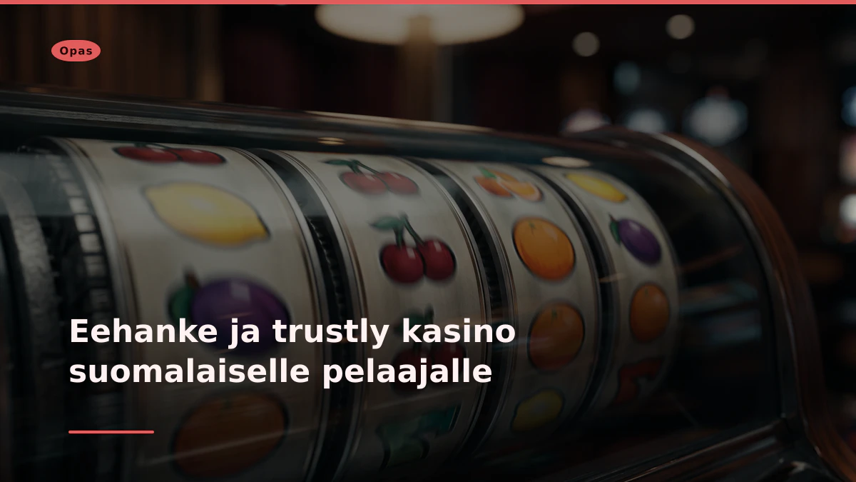 Eehanke ja trustly kasino suomalaiselle pelaajalle