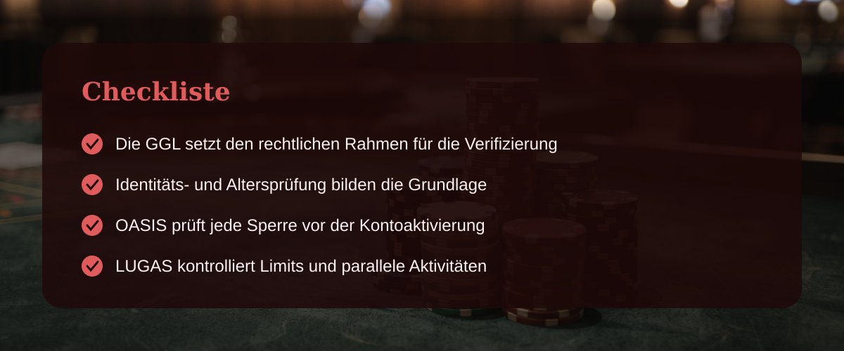 Online-Casino-Verifizierung in Deutschland: So funktioniert die Legitimierung — Checkliste