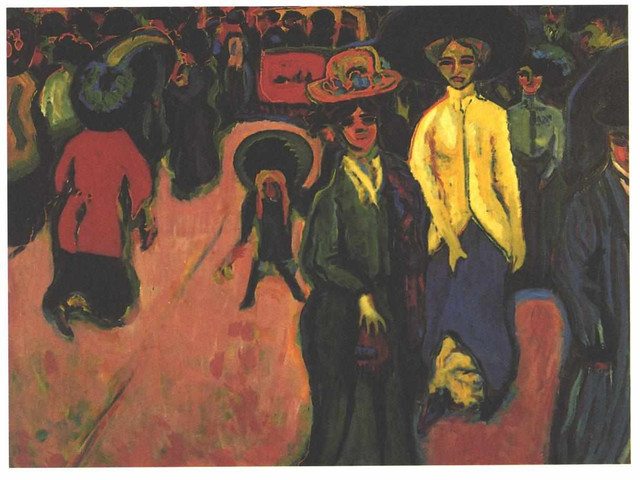 Улица в Дрездене 1908