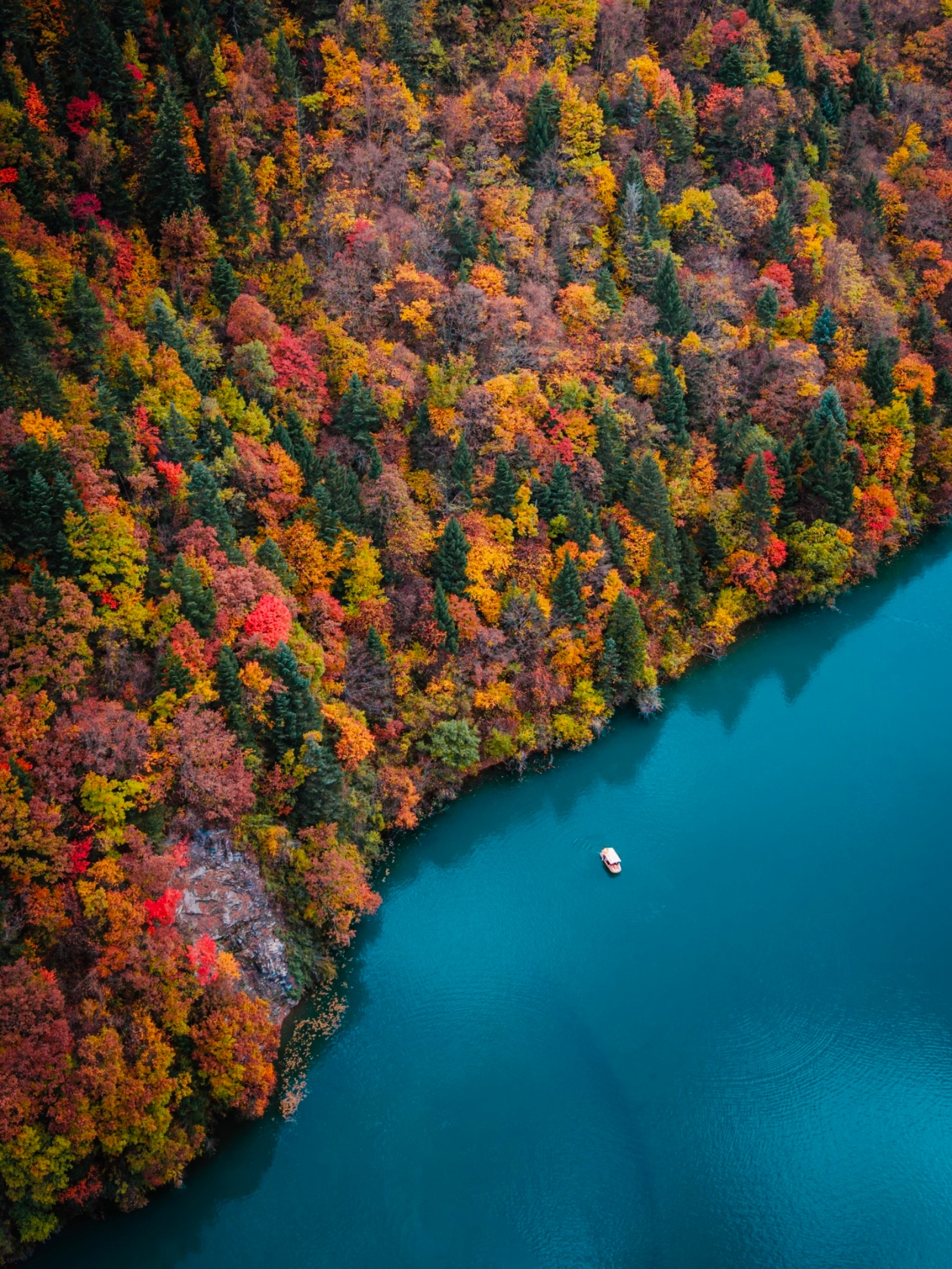 Colored alpine forest and lakes on the Siguniang–Bipenggou–Dagu–Jiuzhaigou western Sichuan loop