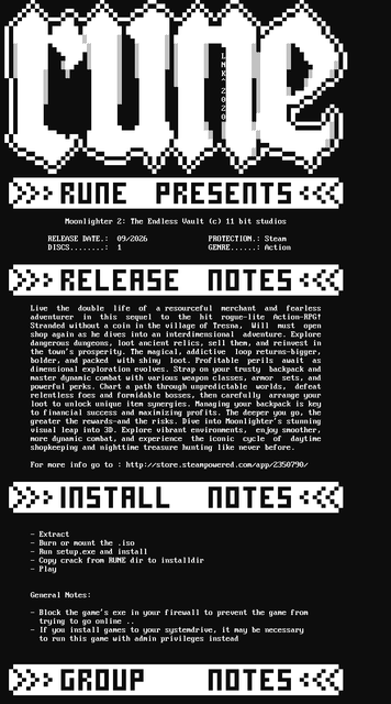 Moonlighter 2 The Endless Vault RUNE