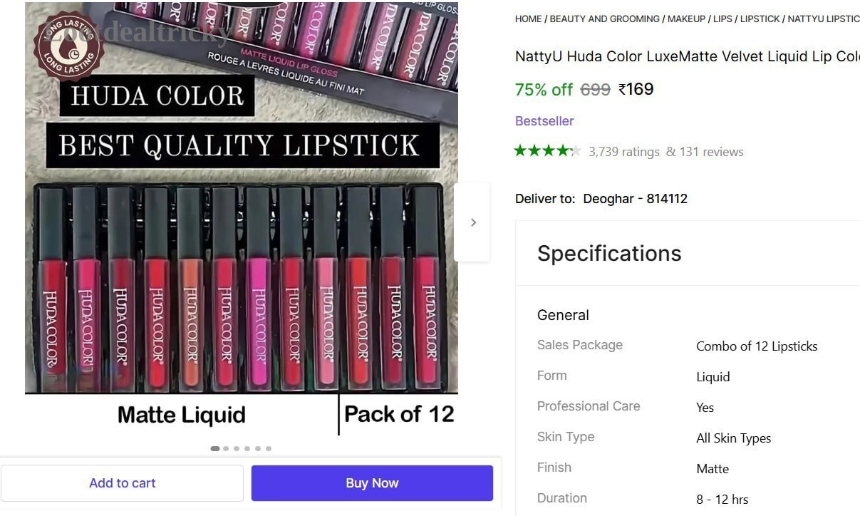 liquid Lip Color – Just ₹169 | Best Price Drop Today liquid Lip Color – Just ₹169 | Best Price Drop Today