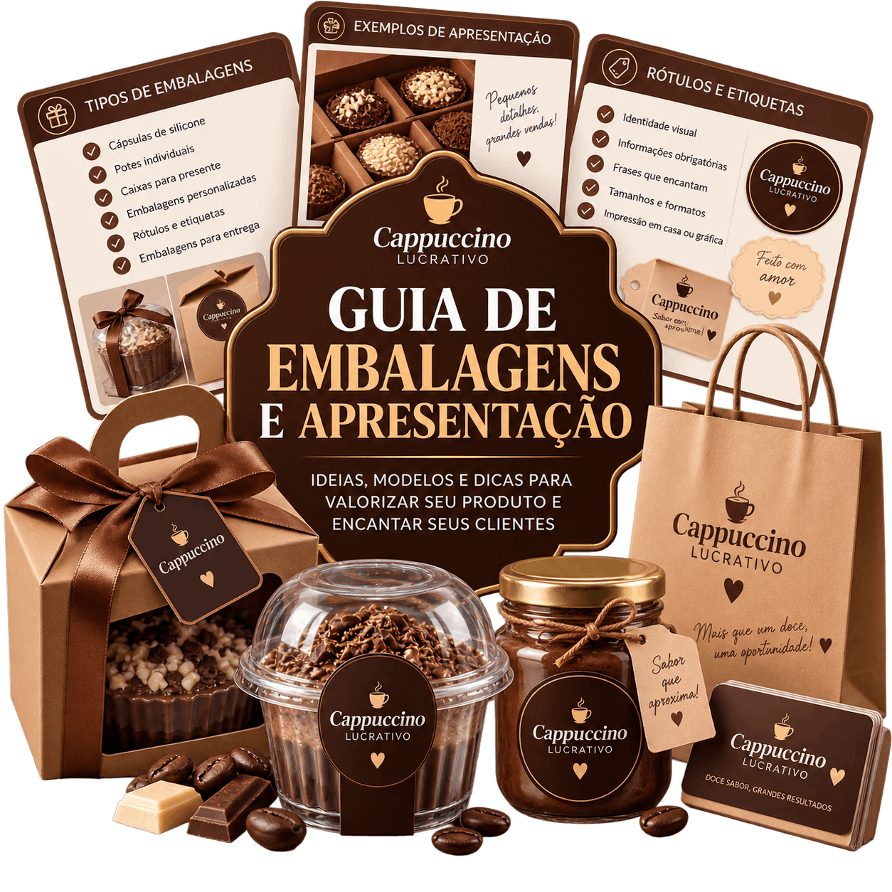 🎁 BÔNUS 2 — GUIA DE EMBALAGENS E APRESENTAÇÃO