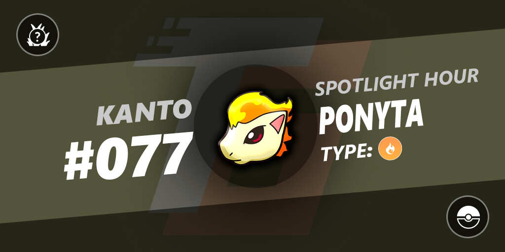 Hora destacada de Ponyta en Pokémon GO
