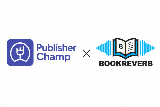 Publisher Champ × BookReverb partnership