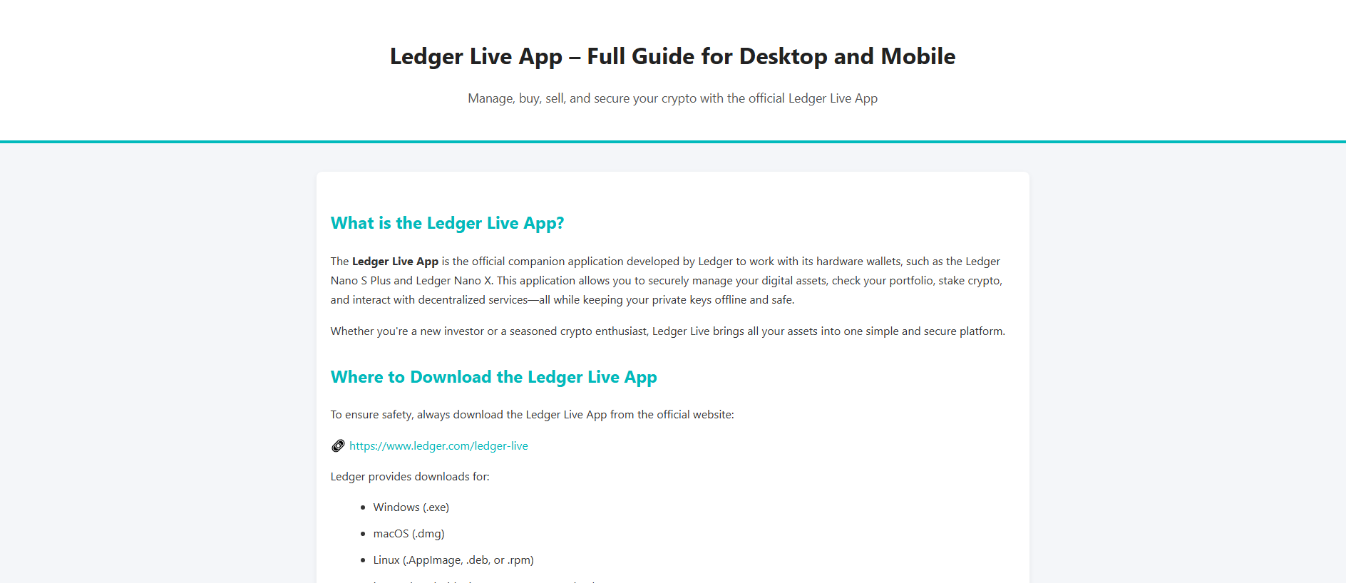 Stored capture of get-started-with-ldgerlive.pages.dev