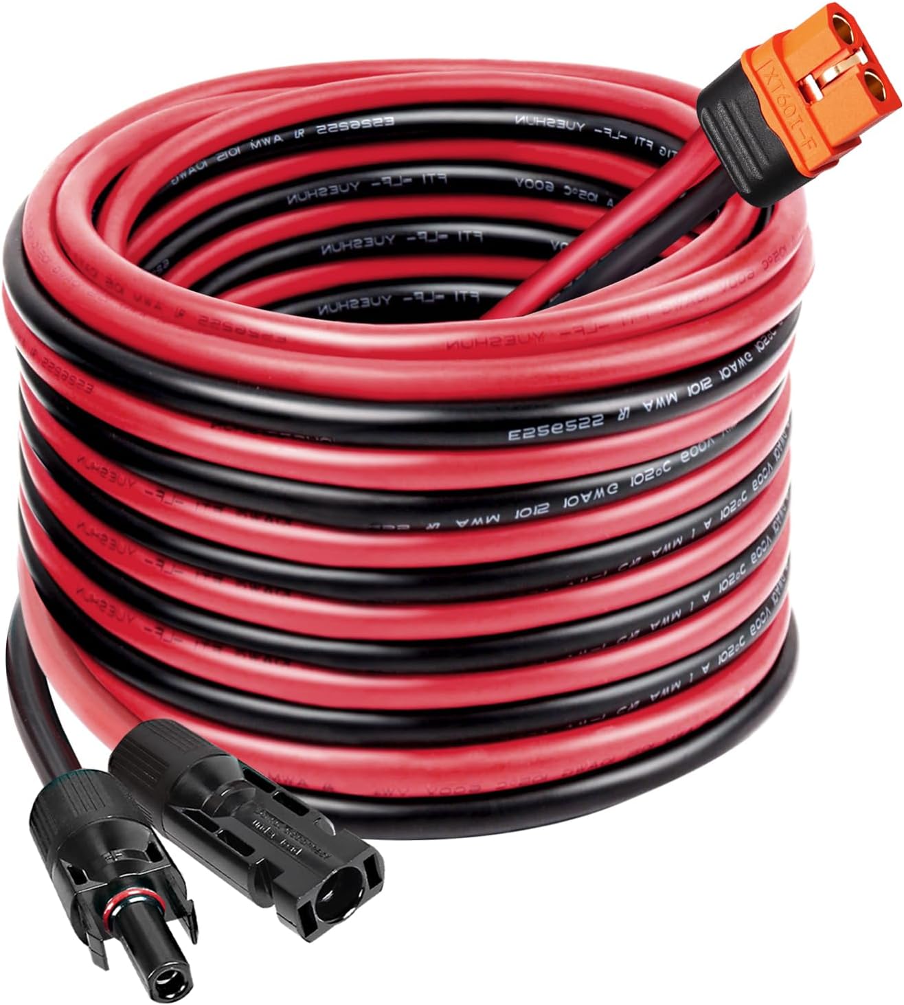 Solar to XT60i Cable 10AWG - MOOKEERF 20FT Solar Panel to XT60i