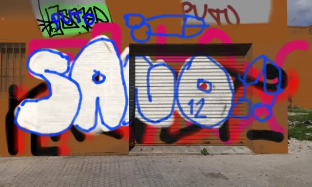 Graffiti artwork by sanoman12