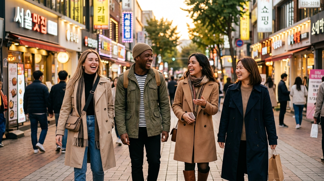 What to wear in Korea for Korean BBQ cafes markets and nightlife