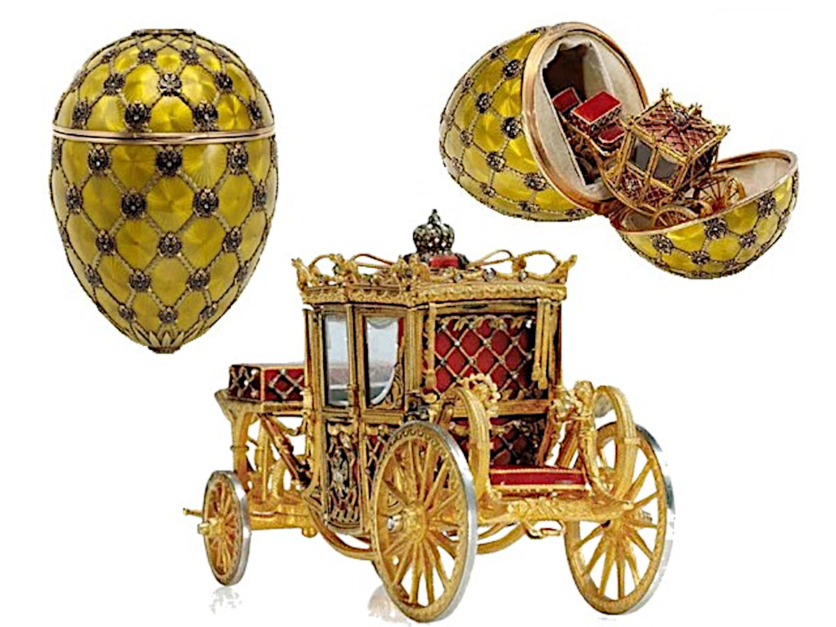 Коронационная яйцо Фаберже, 1897 ibb.co Коронационная яйцо Фаберже, 1897