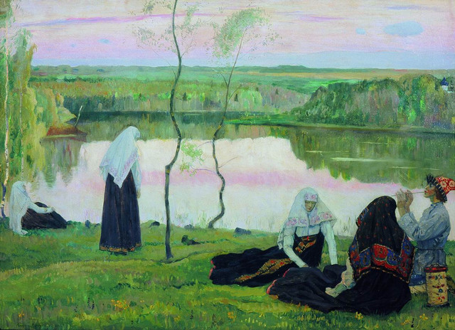 За Волгой