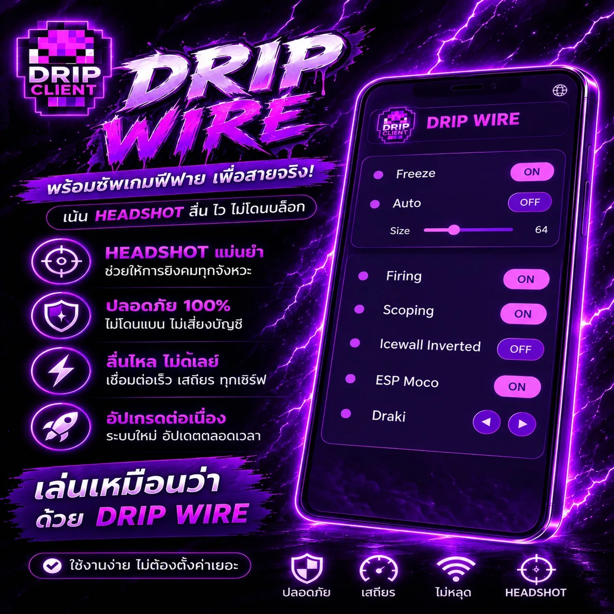 DRIP WIRE แอนดรอยด์ 6ชั่วโมง