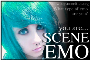 I am scenemo!>Take the quiz at michael-murder.neocities.org