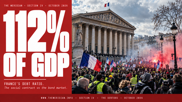 France Social Contract Bond Market 112 Percent GDP October 2026 The Meridian Intelligence Desk