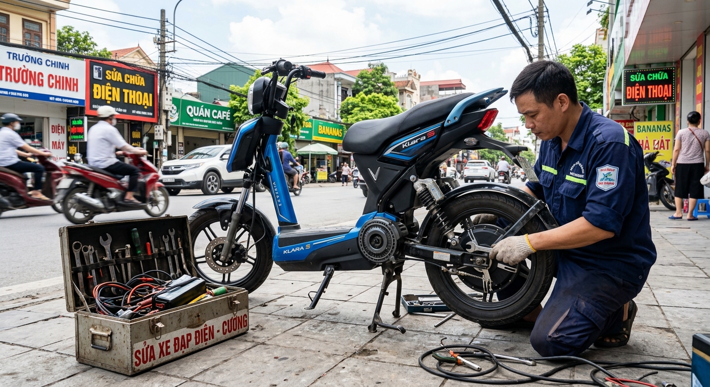 dịch vụ sửa xe đạp điện tại Hải Phòng - hình minh họa