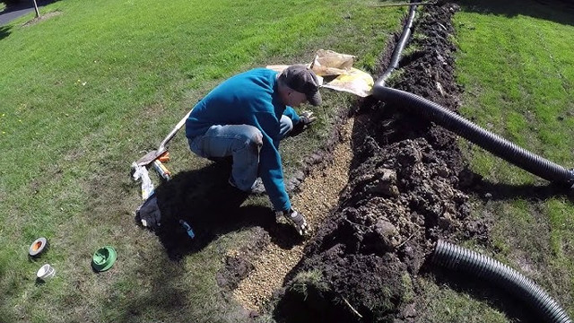 basement waterproofing interior drainage system Sudbury Ontario foundation repair