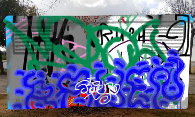 Graffiti artwork by Ksksksskk