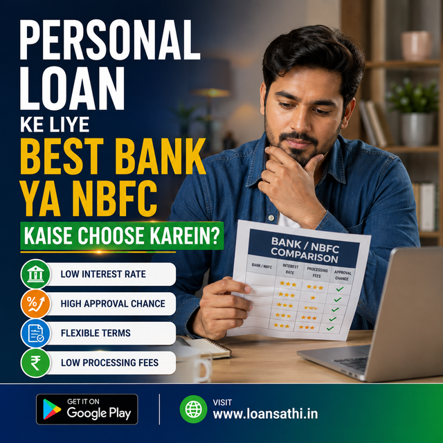 Personal Loan Ke Liye Best Bank Ya NBFC Kaise Choose Karein? Complete Comparison Guide
