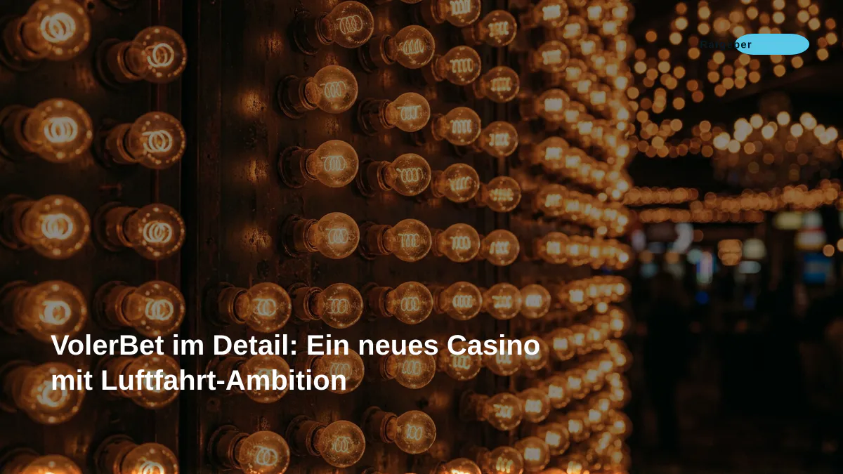 VolerBet im Detail: Ein neues Casino mit Luftfahrt-Ambition
