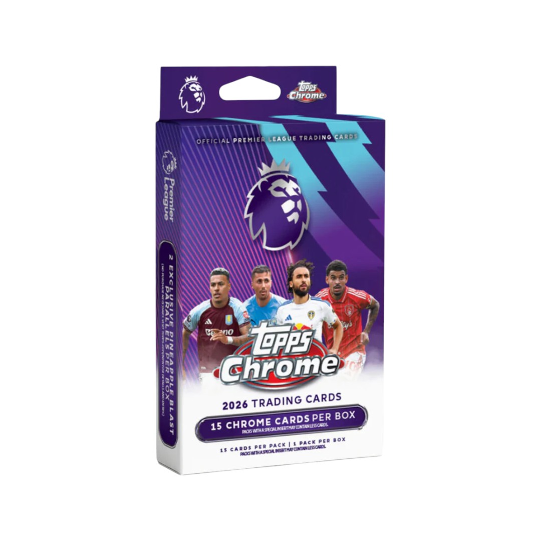 2025-26 Topps Chrome Premier League Hanger Box