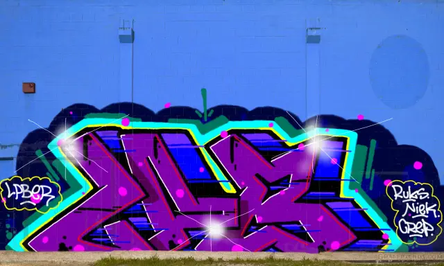 Graffiti artwork by LPBER