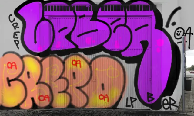 Graffiti artwork by LPBER