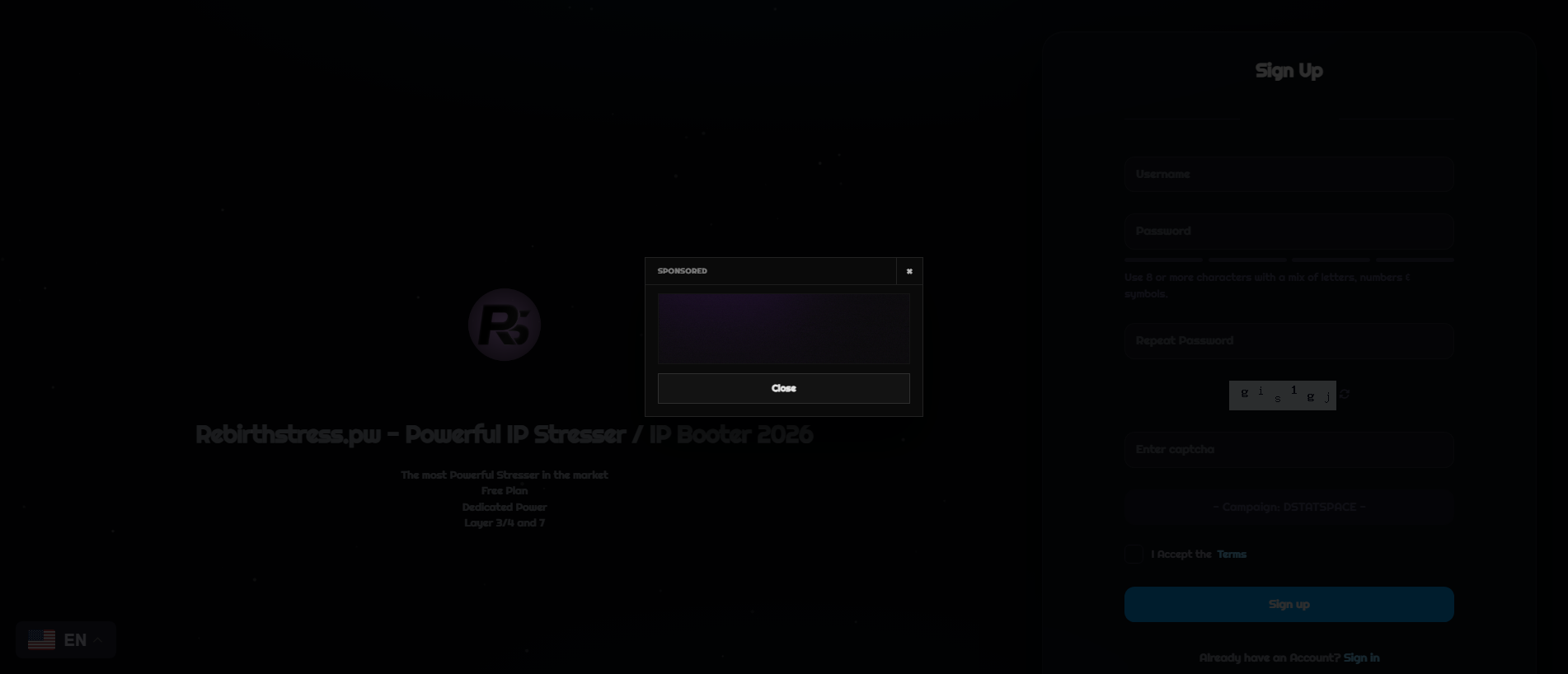 Stored capture of rebirthstress.pw