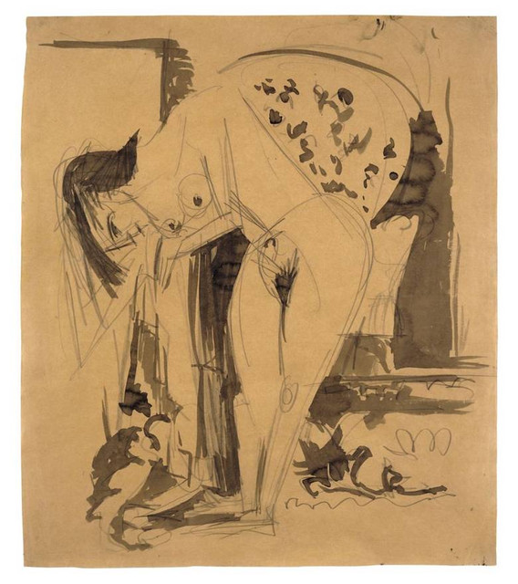 Обнаженная в комнате 1912