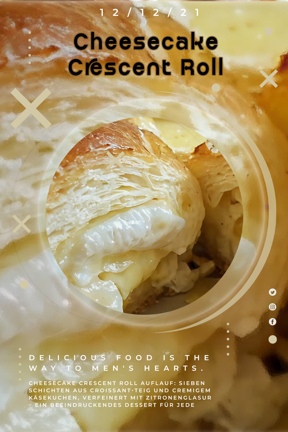 Cheesecake Crescent Roll Casserole
