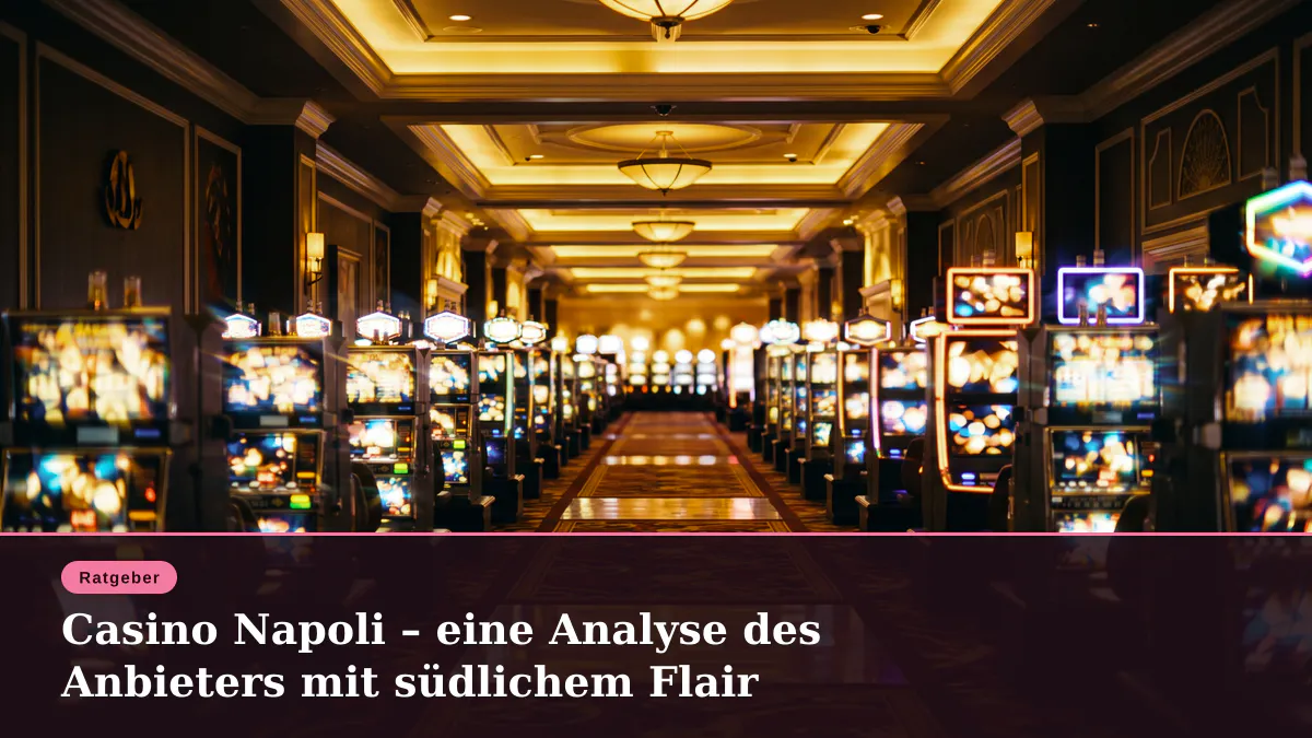 Casino Napoli – eine Analyse des Anbieters mit südlichem Flair