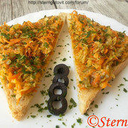 Намазка морковная с маринованными огурцами