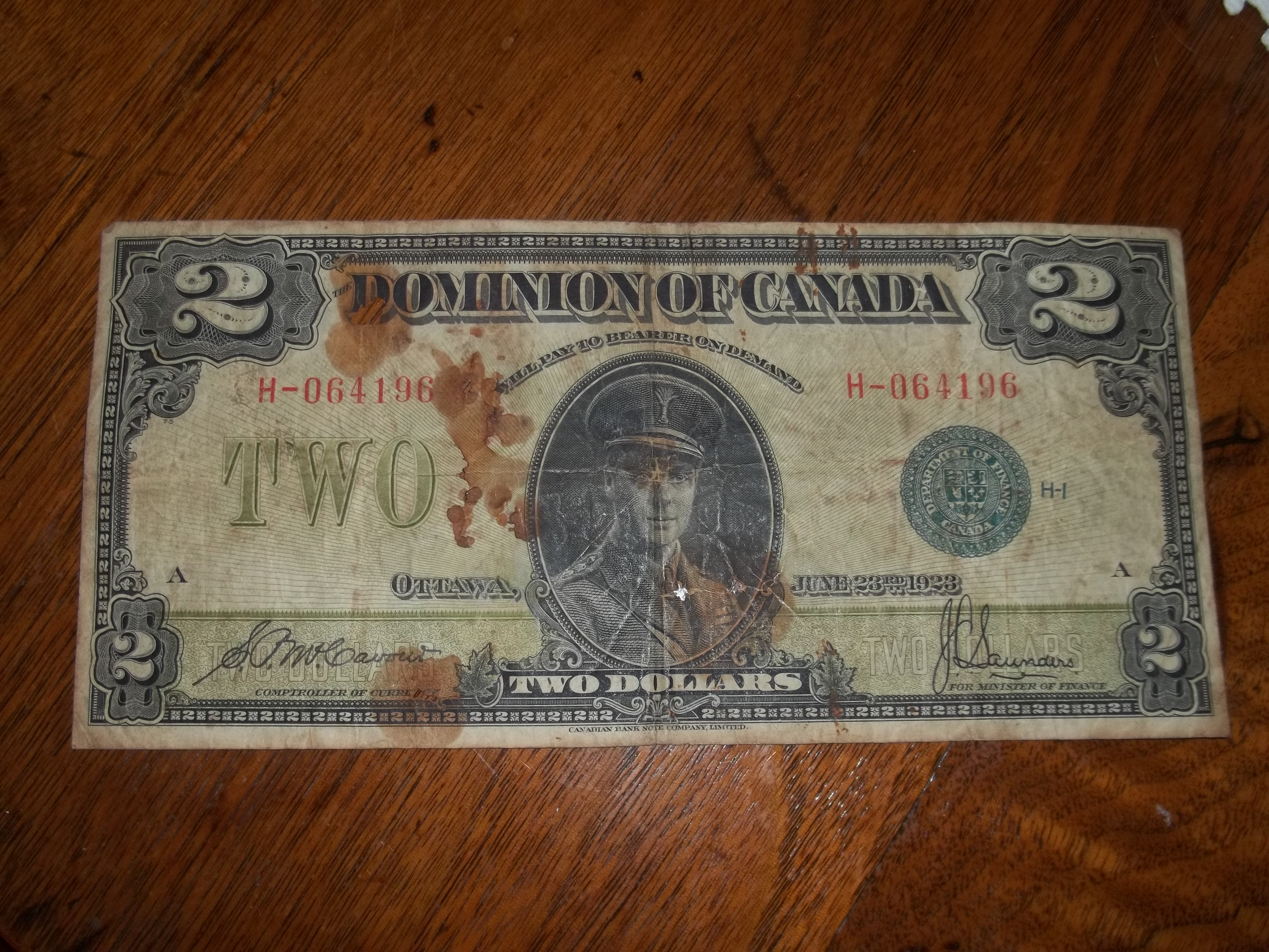 Old-Canadian-Notes,-Identification-And-Grade/Valuation-Request