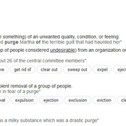 purge
