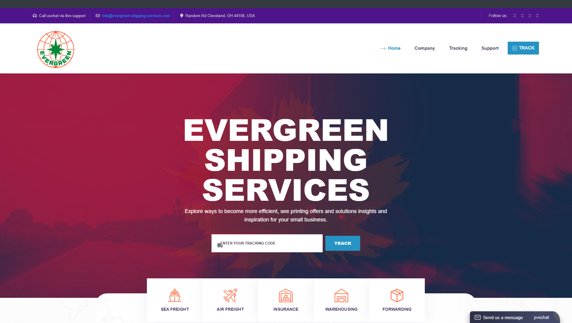 Stored capture of evergreen-shipping-services.com