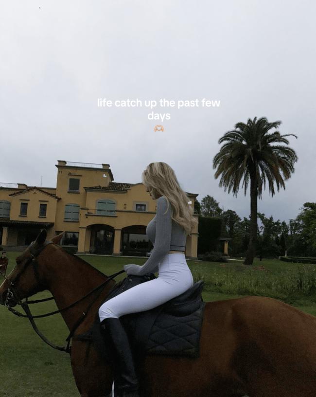 A principios de esta semana, la influencer recurrió a TikTok para compartir un vistazo de su escapada.Tiktok/kateecass