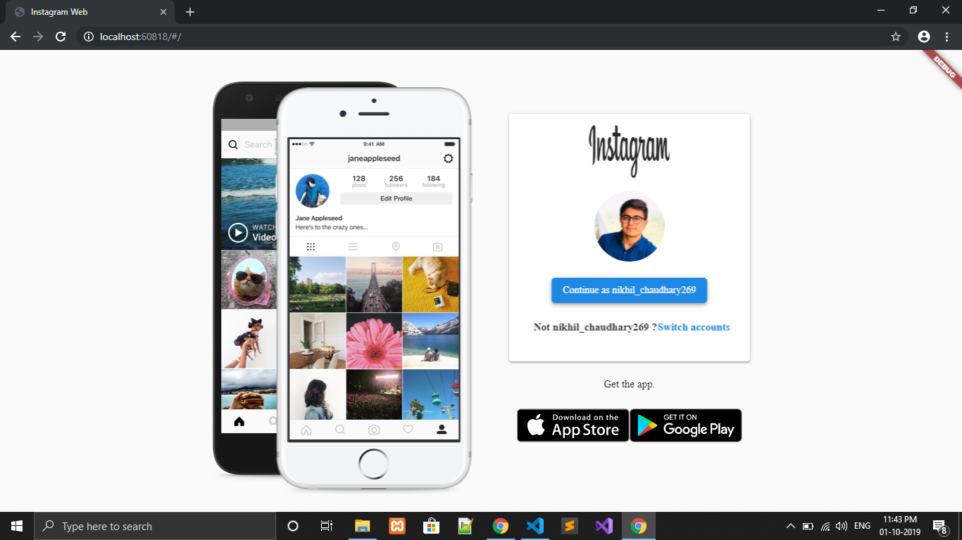 FlutterWeb Lapopt Size
