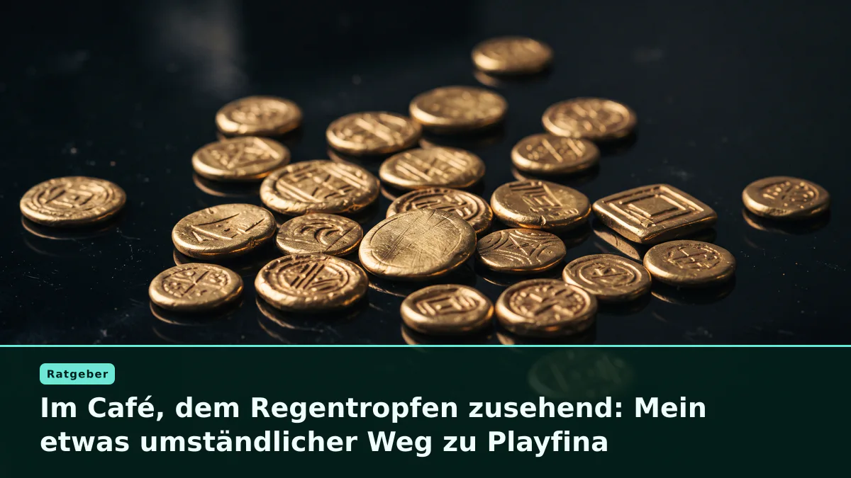 Im Café, dem Regentropfen zusehend: Mein etwas umständlicher Weg zu Playfina