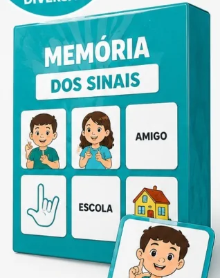 Jogo da Memória dos Sinais – caixa e cartas