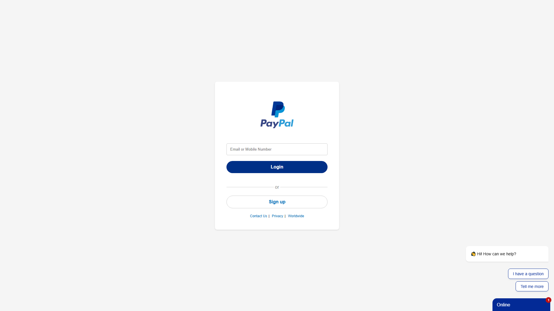Forensic screenshot of [REDACTED] showing the phishing page layout