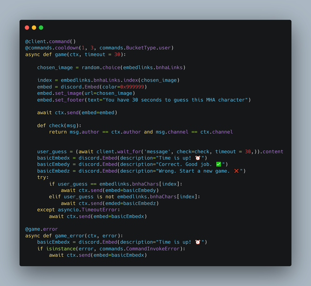 How to add timeout, python discord bot - Stack Overflow