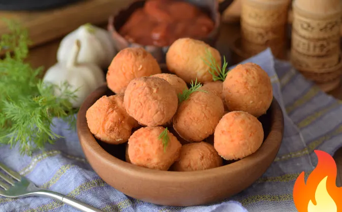 Постер Сырные мини-пончики