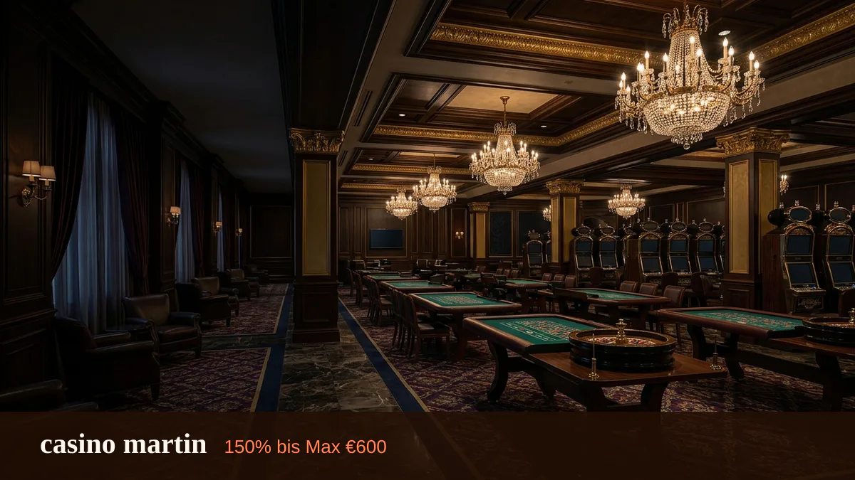 casino martin — Willkommensbonus 150% bis Max €600 + 600 FS, Zahlungen: Visa, Mastercard, Sofort, Revolut, MiFinity