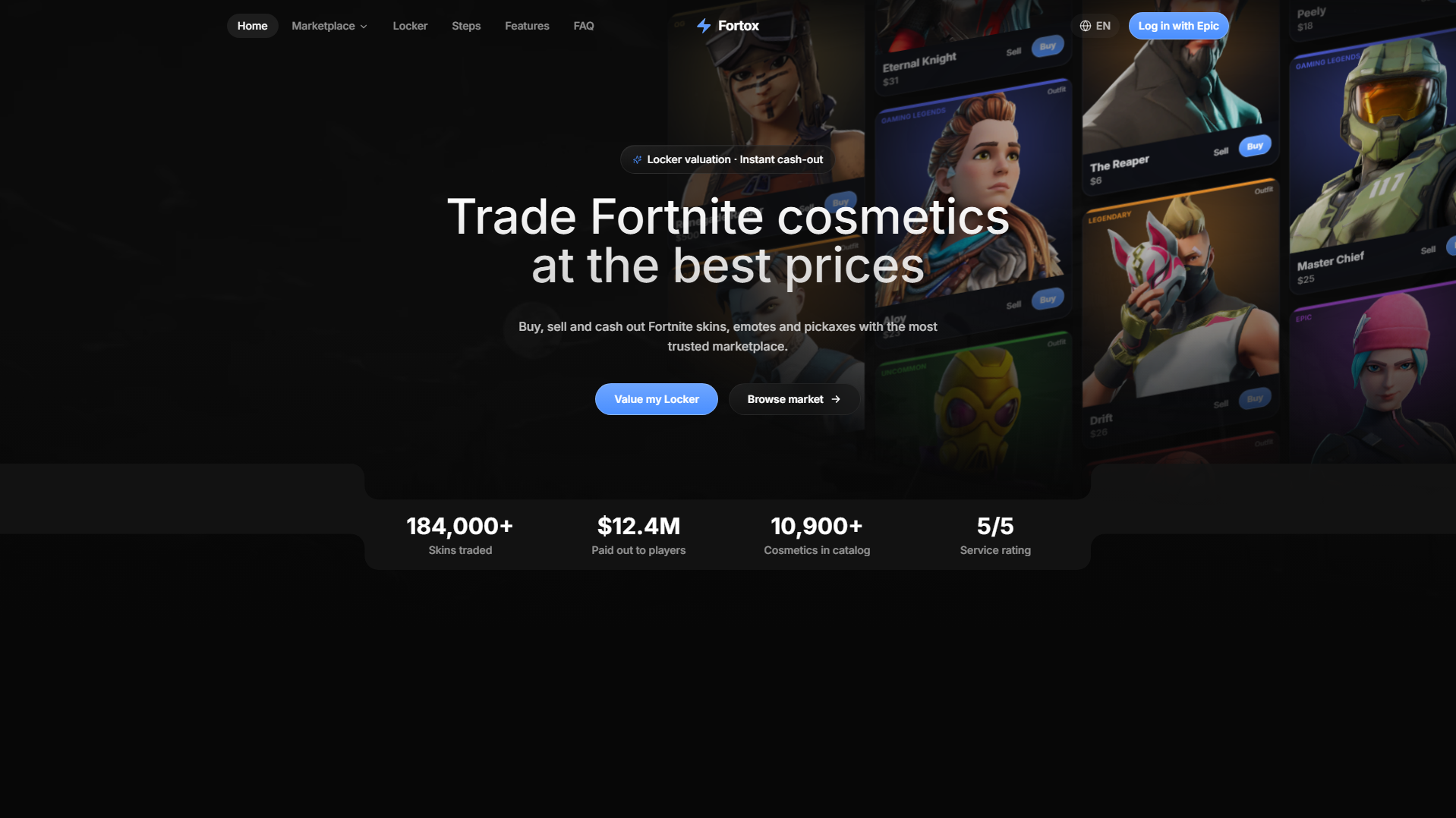 Screenshot of fortox.live
