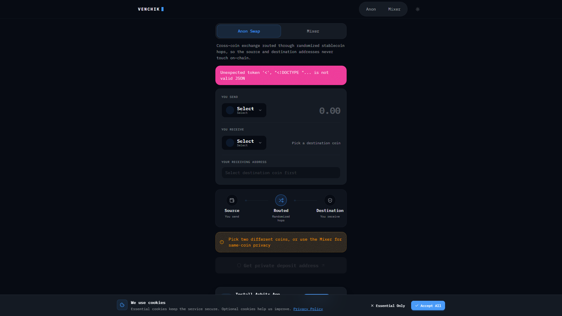 Forensic screenshot of [REDACTED] showing the phishing page layout