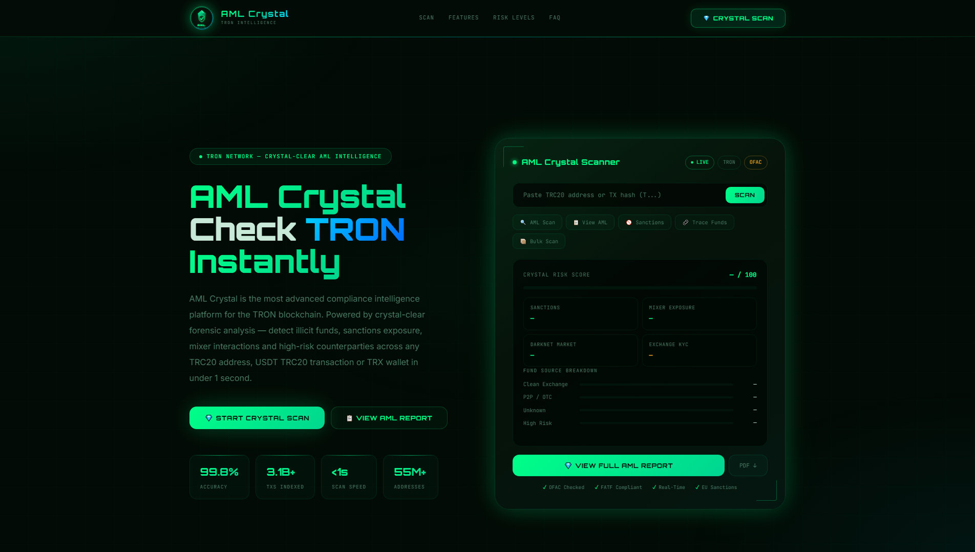 Screenshot of amlcrystal.org