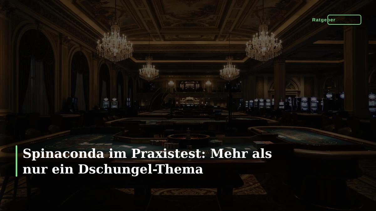 Spinaconda im Praxistest: Mehr als nur ein Dschungel-Thema