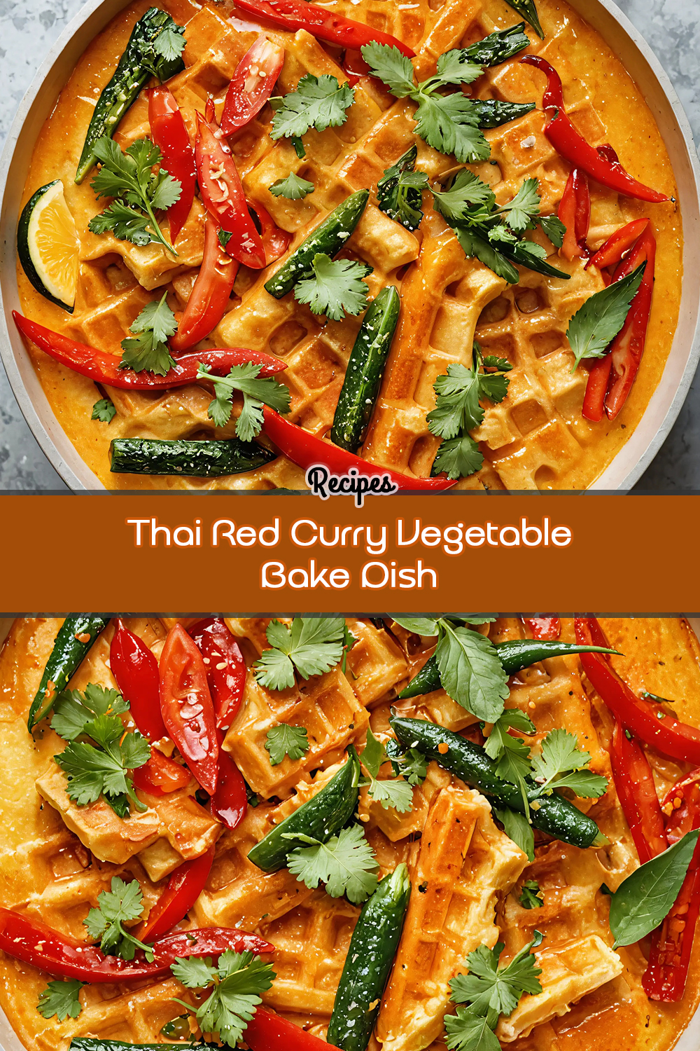Thai Red Curry Vegetable Bake Dish
