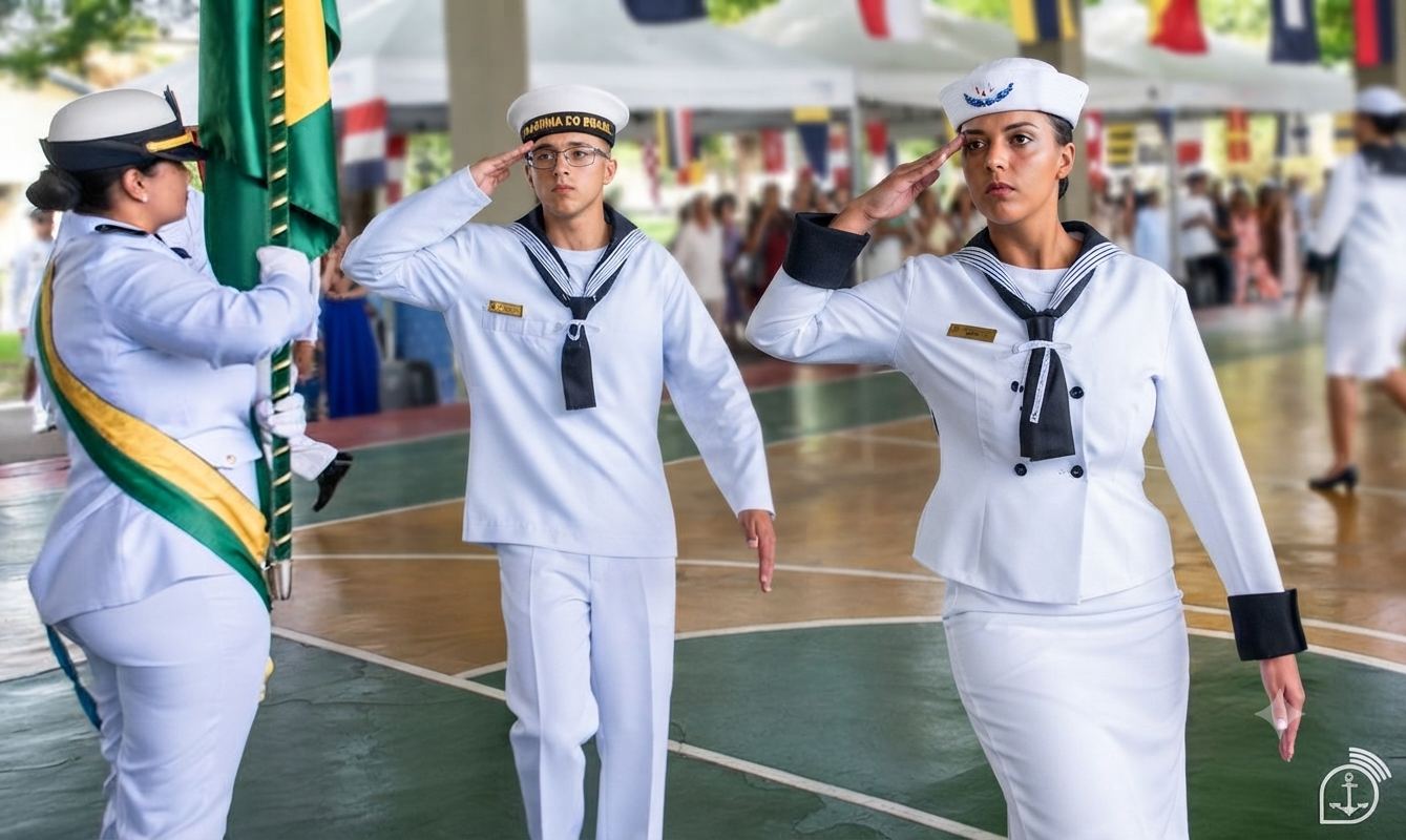 Militar da Marinha do Brasil em atuação