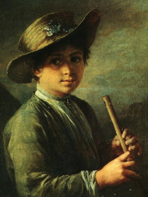 Мальчик с жалейкой 1820 е